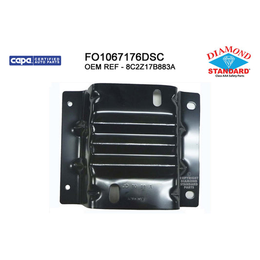 2008-2025 FORD E350 E450 ECONOLINE Front Bumper Mounting Plate Passenger Side