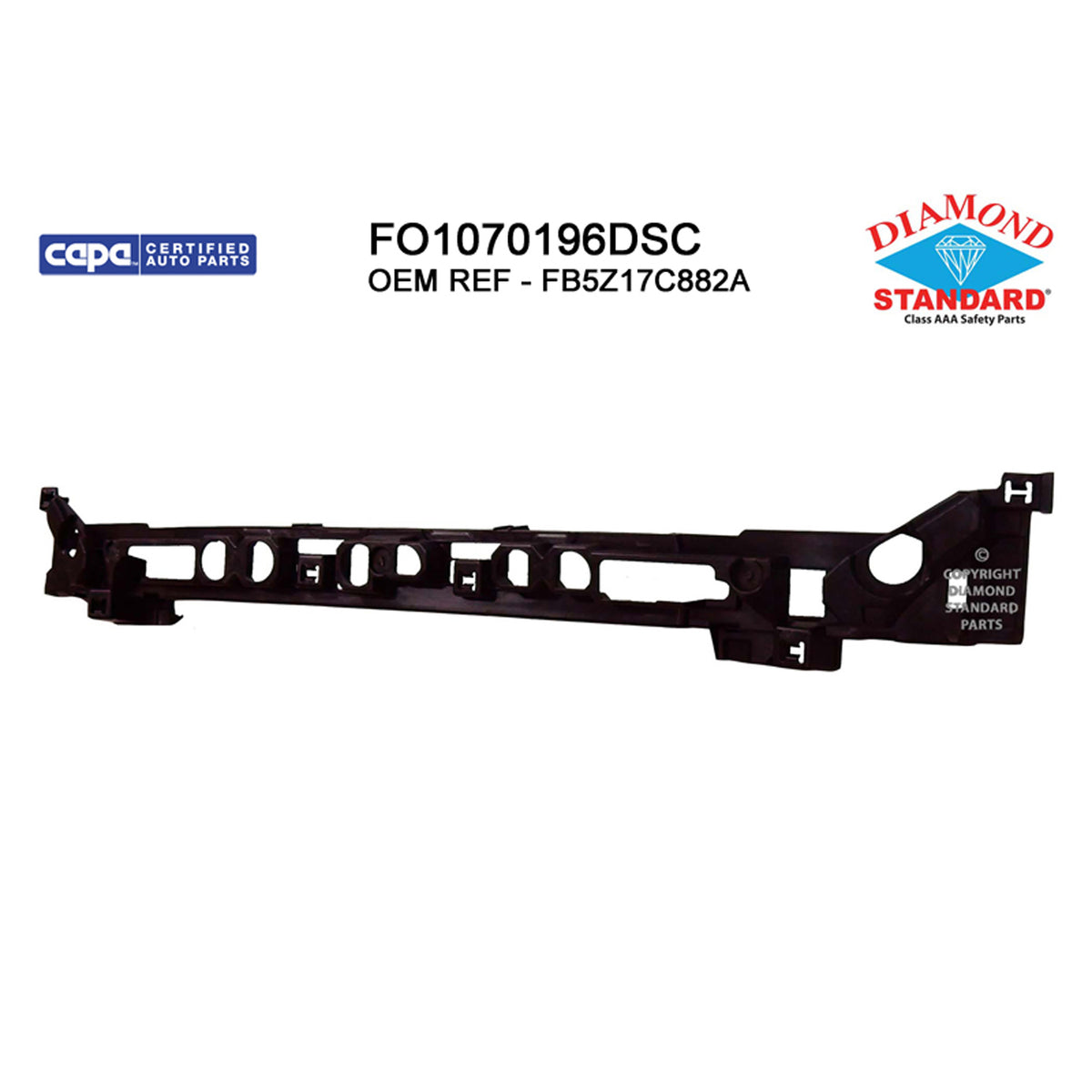 2016-2017 FORD EXPLORER Front Bumper Impact Absorber