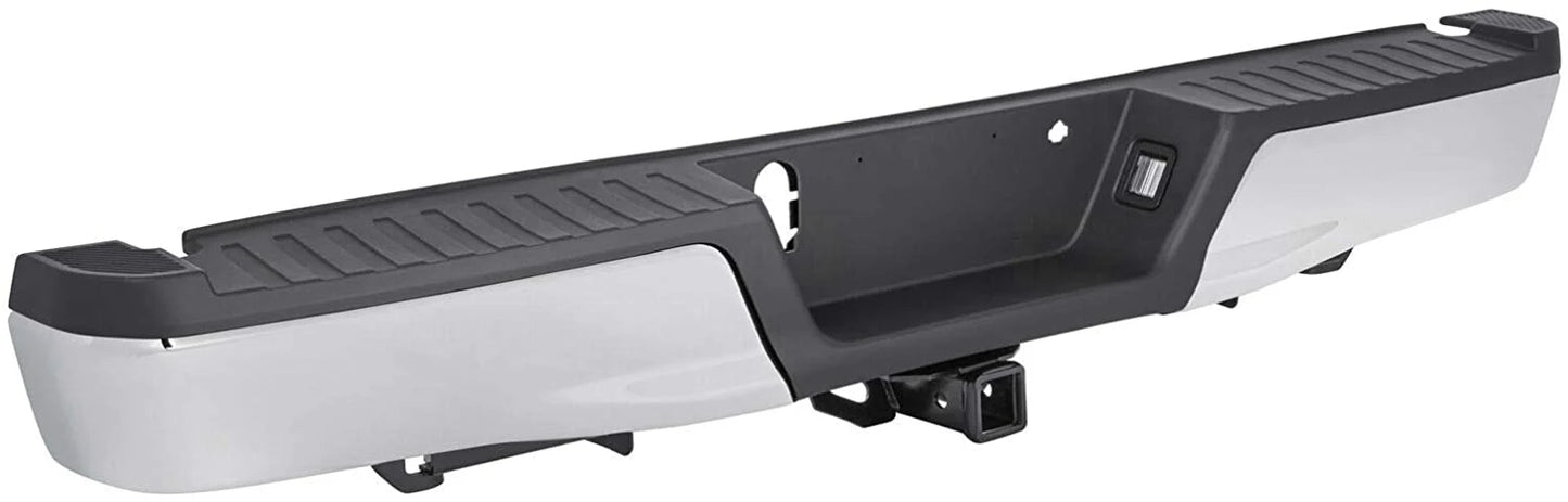 2015 - 2020 Ford F150 Chrome Rear Bumper Assembly W/O Park Sensor W/O Max Tow FO1103185