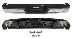 Ford F150 2021 - 2022 2023 Rear Chrome Step Bumper Assembly w/park sensor FO1103242