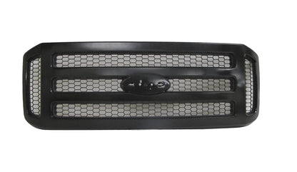 Ford F250 F350 F450 Black Textured Grille  Fits: 2005 - 2007 - FO1200472