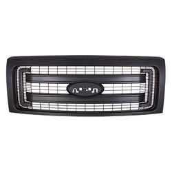 2013-2014 Ford F150 Front Black Grille -FO1200632