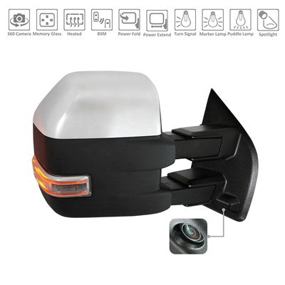 2015-2018 Ford F150 Tow Mirror - FO1321573