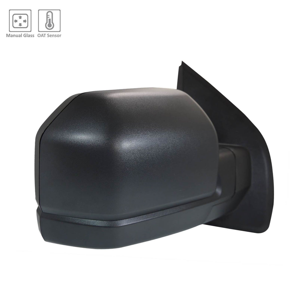 2018-2020 FORD F150 Manual Door Mirror Passenger Side
