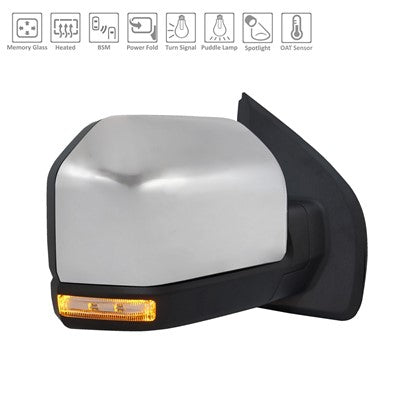 2019-2020 Ford F150 Power Door Mirror - FO1321660