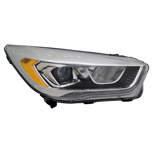 2017-2019 FORD ESCAPE Halogen Headlight Lens And Housing Passenger Side
