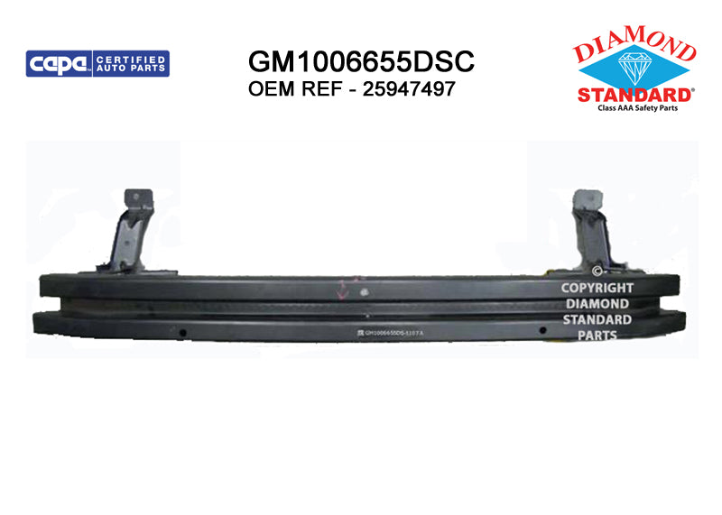 2007-2014 CADILLAC ESCALADE / CHEVROLET AVALANCHE SUBURBAN TAHOE / GMC YUKON Front Bumper Impact Bar