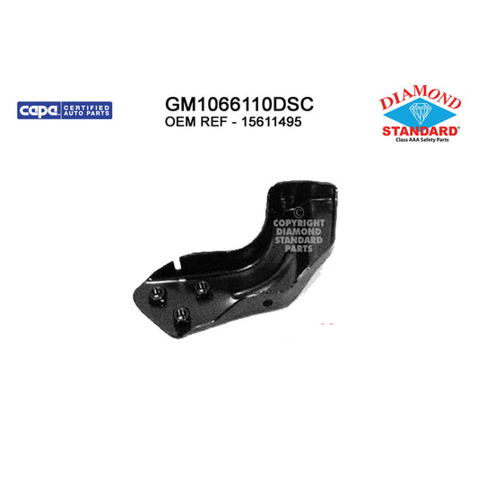 1988-1993 CHEVROLET BLAZER SILVERADO SUBURBAN / GMC SIERRA SUBURBAN YUKON Front Inner Bumper Mounting Bracket Driver Side