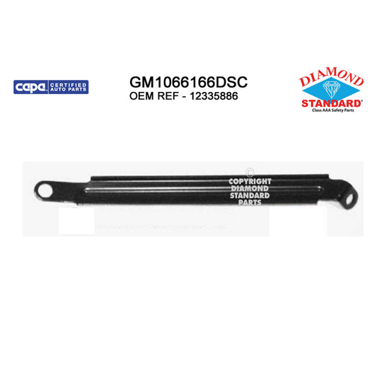 2003-2007 GMC SIERRA Front Upper Bumper Cover Support Driver Side