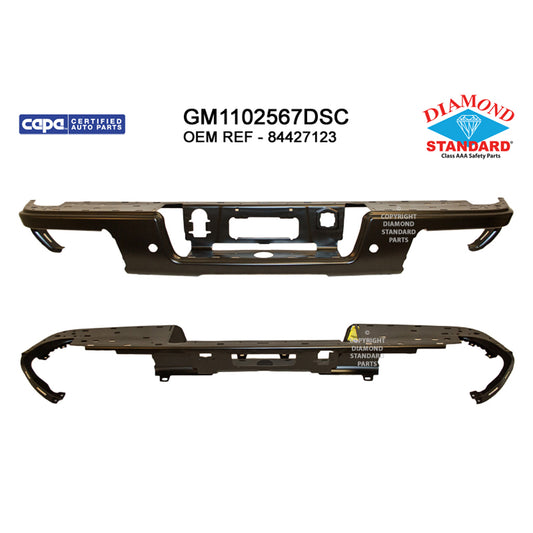2019-2022 CHEVROLET COLORADO / GMC CANYON Rear Step Bumper Face Bar