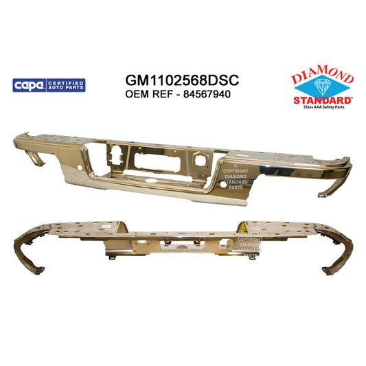 2019-2022 CHEVROLET COLORADO / GMC CANYON Rear Step Bumper Face Bar
