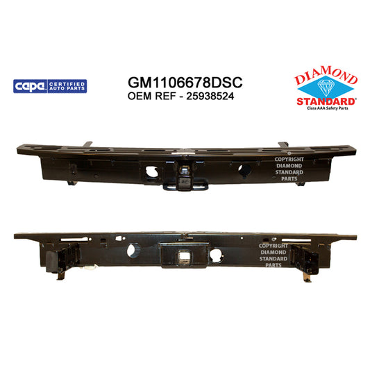 2007-2014 CADILLAC ESCALADE / CHEVROLET SUBURBAN TAHOE / GMC YUKON Rear Bumper Impact Bar