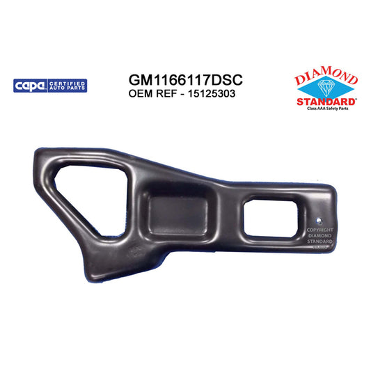 1985-2005 CHEVROLET ASTRO VAN / GMC SAFARI VAN Rear Inner Bumper Mounting Bracket Driver Side
