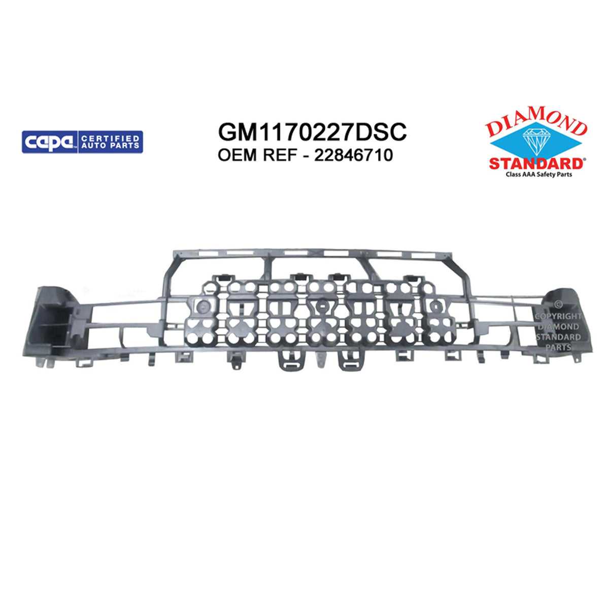2010-2013 CHEVROLET CAMARO Rear Bumper Impact Absorber