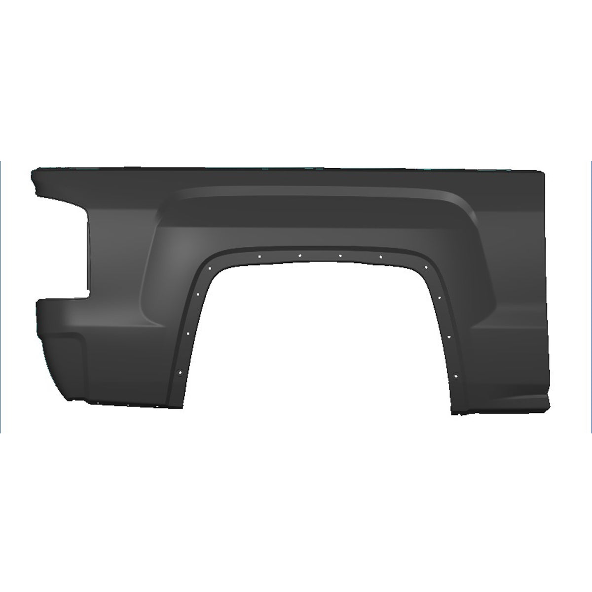 2014-2019 GMC SIERRA Outer Truck Bed Panel Passenger Side