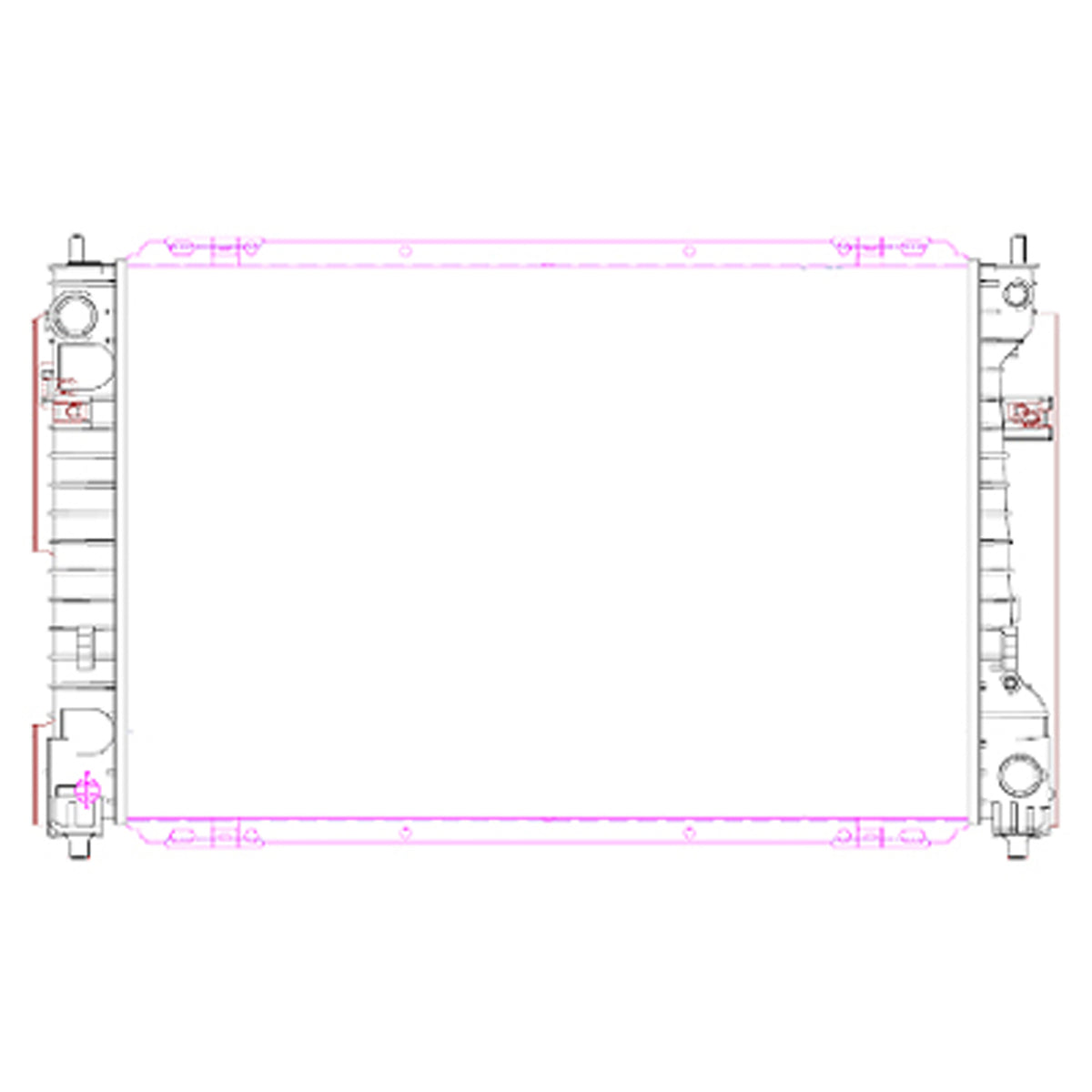 2008-2012 FORD ESCAPE Radiator