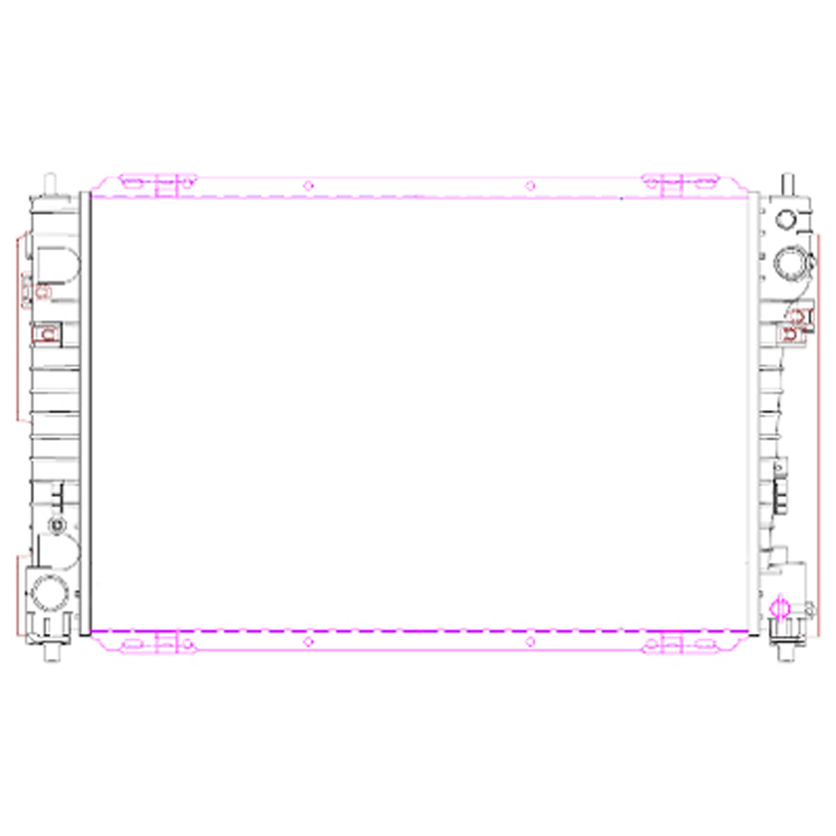 2008-2012 FORD ESCAPE Radiator