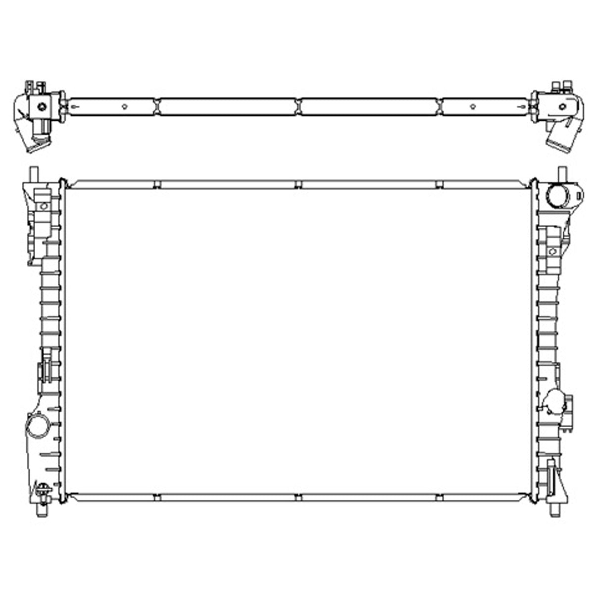 2011-2019 FORD EXPLORER Radiator