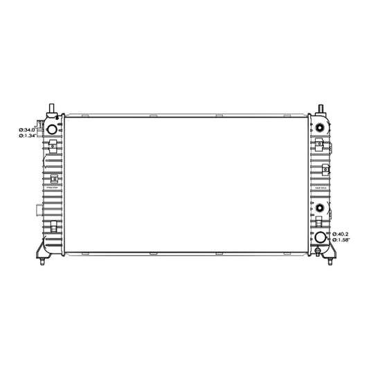 2019-2026 CHEVROLET SILVERADO / GMC SIERRA Radiator