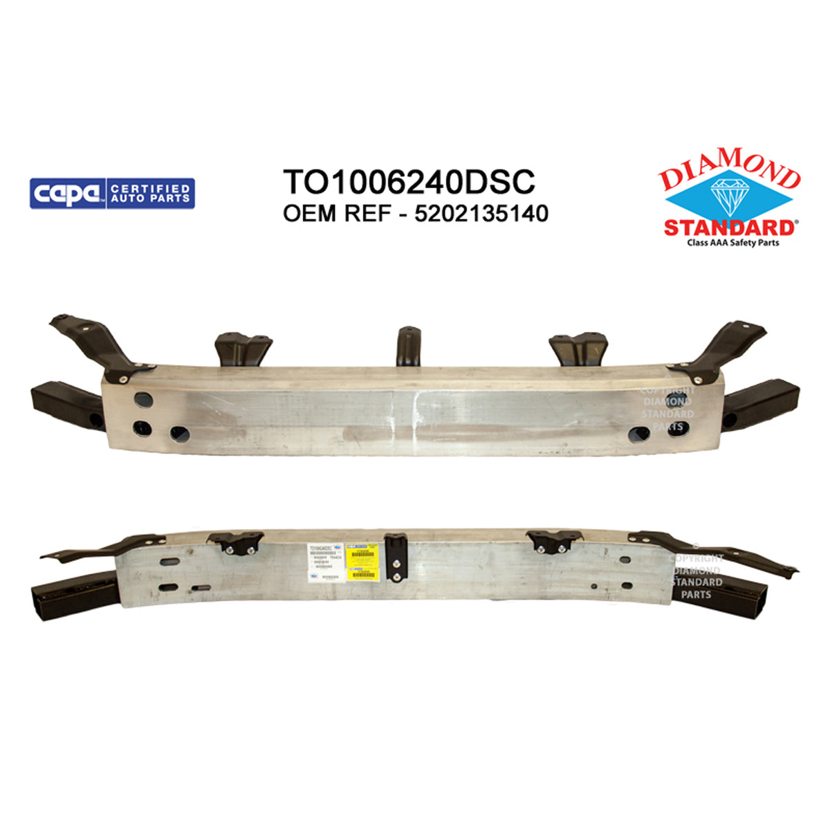 2014-2024 TOYOTA 4RUNNER Front Bumper Impact Bar