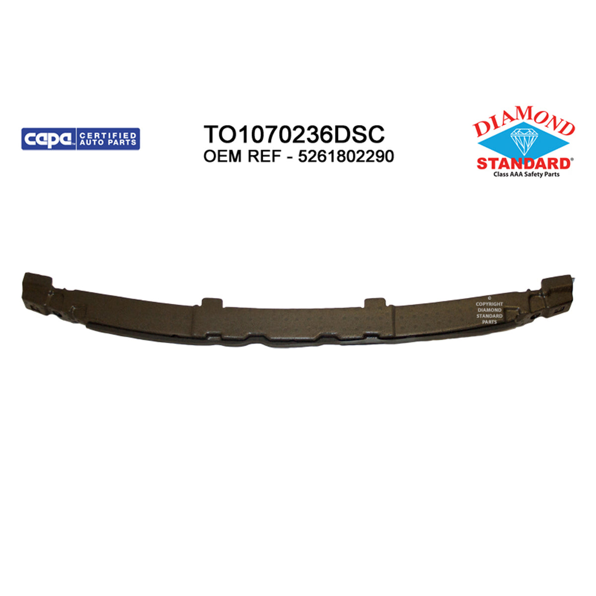 2020-2026 TOYOTA COROLLA Front Lower Bumper Impact Absorber