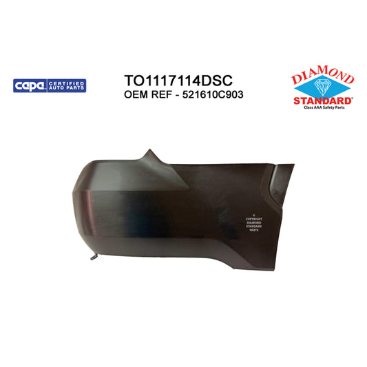 2022-2026 TOYOTA TUNDRA Rear Bumper End Passenger Side