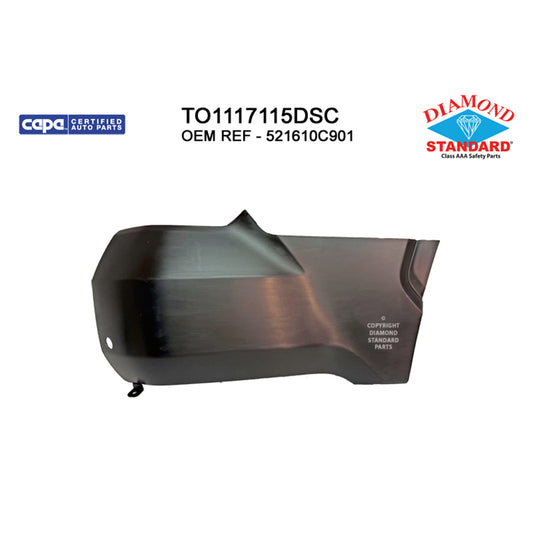 2022-2026 TOYOTA TUNDRA Rear Bumper End Passenger Side