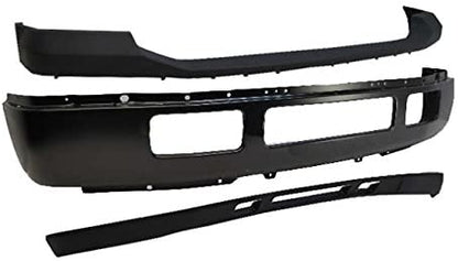 Ford F250 F350 F450 1999 - 2007 Black Front Bumper with Plastics