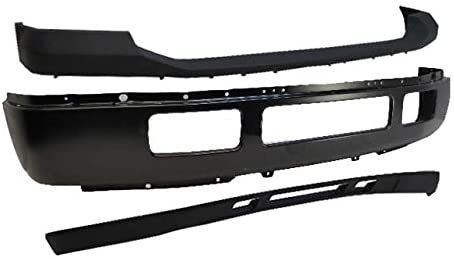 Ford F250 F350 F450 1999 - 2007 Black Front Bumper with Plastics
