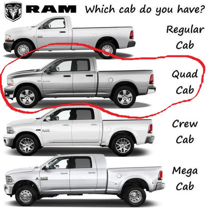 2009-2018 RAM 1500 - QUAD CAB - Rockers and Cab Corners Kit