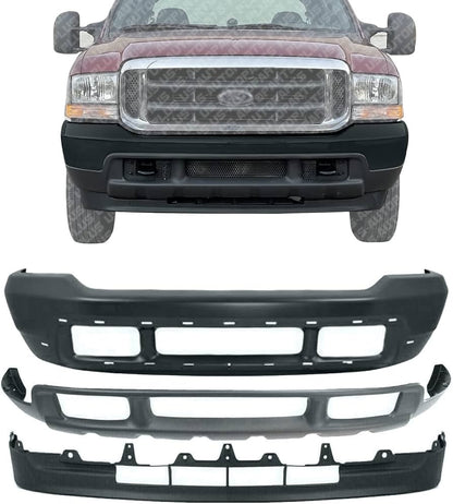 1999-2004 Ford F250 / F350 / F450 / Excursion Bumper Assembly- Steel - FO1002376