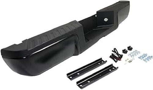 2011 - 2016 Ford F250 F350 F450 Rear Step Bumper Assembly Black w/o Park Sensor Holes FO1103174