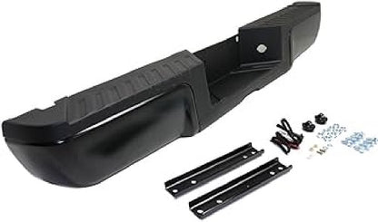 2011 - 2016 Ford F250 F350 F450 Rear Step Bumper Assembly Black w/o Park Sensor Holes FO1103174