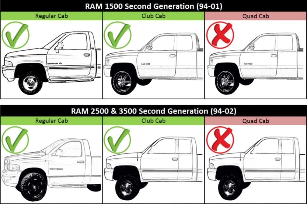 Dodge RAM 1994 - 2001 1500 2500 3500 Door Shell CH1300110 CH1301110