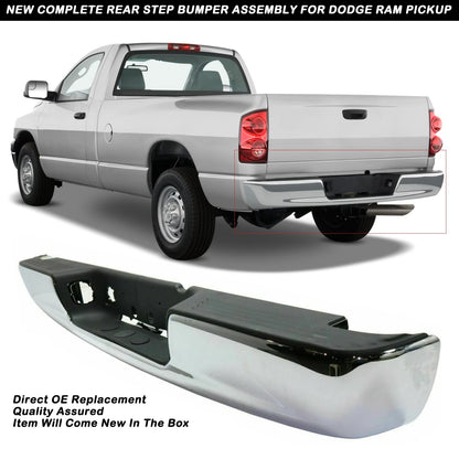 2002 - 2008 Dodge RAM Chrome Bumper Complete Assembly CH1103111