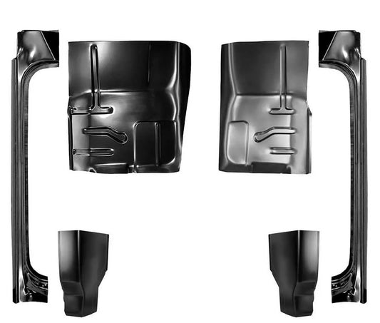 1987-1997 Ford F150 F250 F350 Rocker Panels, Floor Pans & Cab Corners Kit