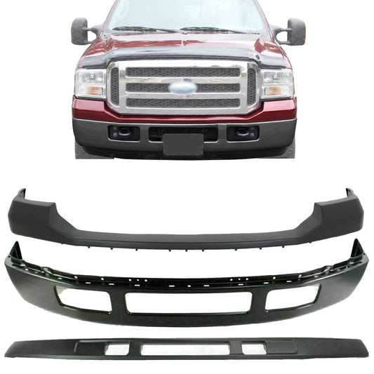 Ford F250 F350 F450 1999 - 2007 Front Paintable Front Bumper Kit FO1002393