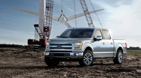 Ford F150 2015 - 2017 3 CHROME BARS W/ BLACK BACKGROUND