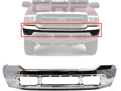 1999-2004 Ford F250 F350 Front Chrome Bumper FO1002375