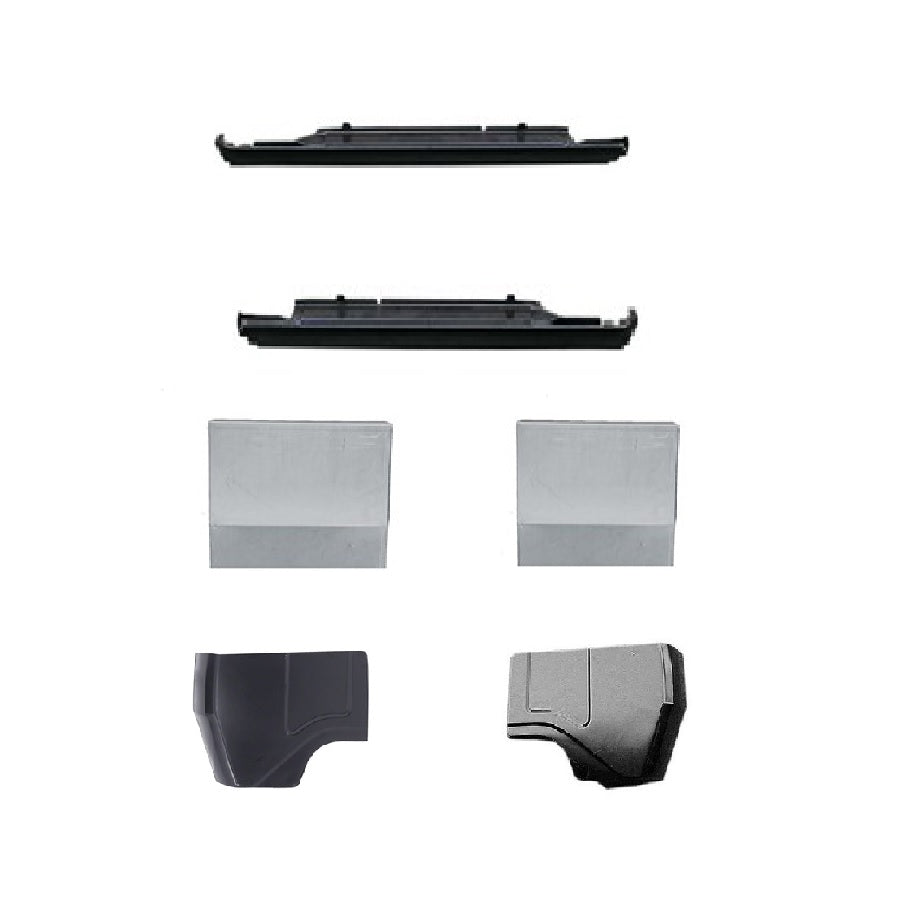 1972-1993 Dodge Pickup Extended Cab Rocker Panel & Cab Corner Kit - RRP305 / RRP304