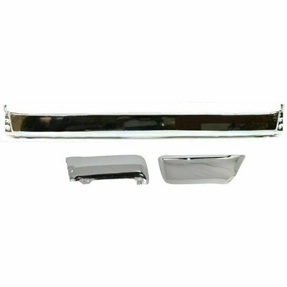 Toyota 4Runner 1996 - 2002 Rear Chrome Bumper with Flare Holes (3 pieces)
