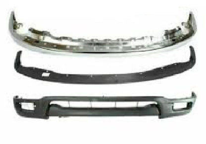 Toyota Tacoma 2001 - 2004 Front Chrome Bumper and Plastics TO1002174