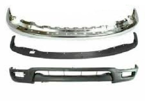 Toyota Tacoma 2001 - 2004 Front Chrome Bumper and Plastics TO1002174