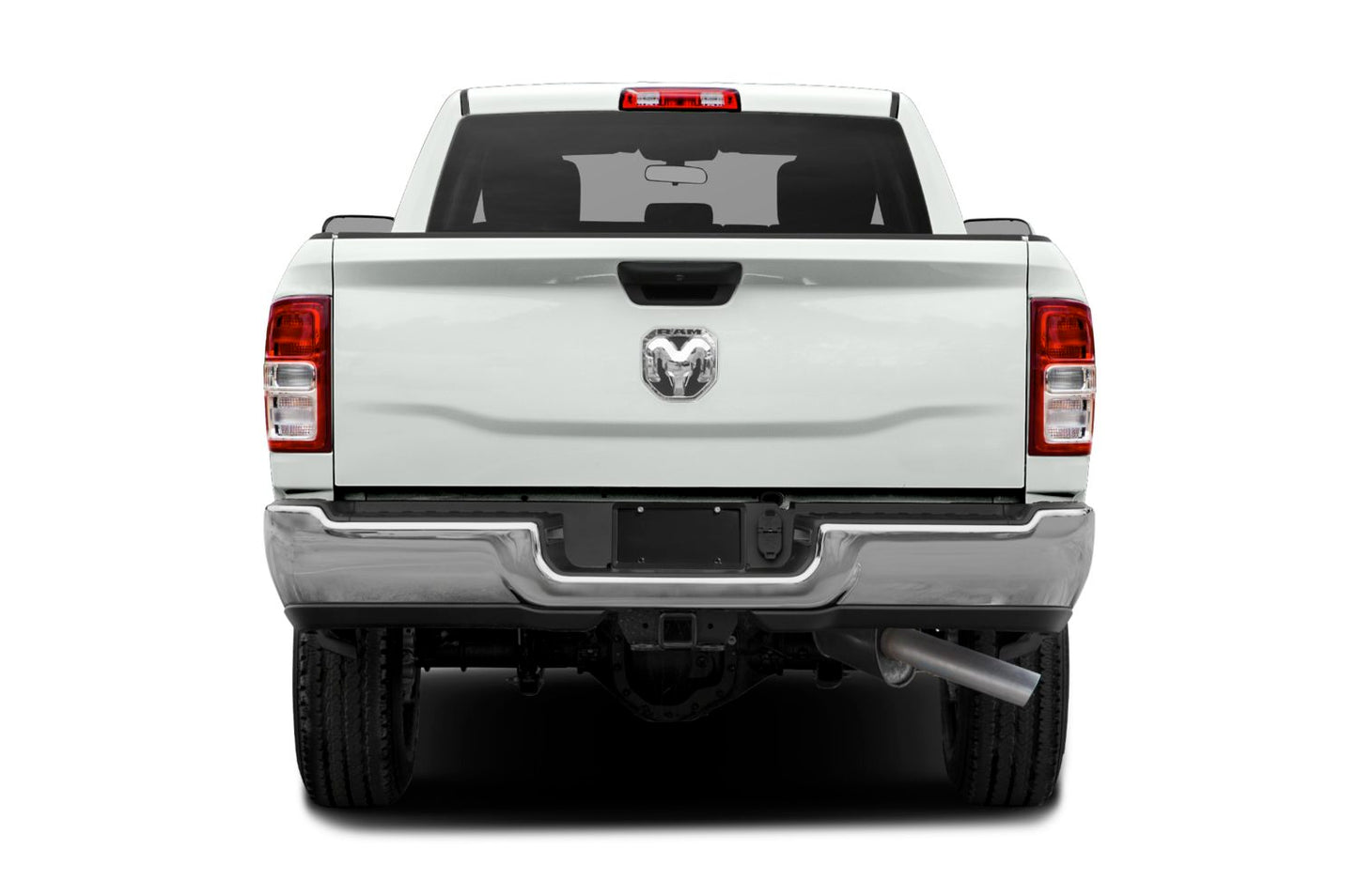 RAM 2500 3500 Rear Chrome Bumper Assembly CH1103182