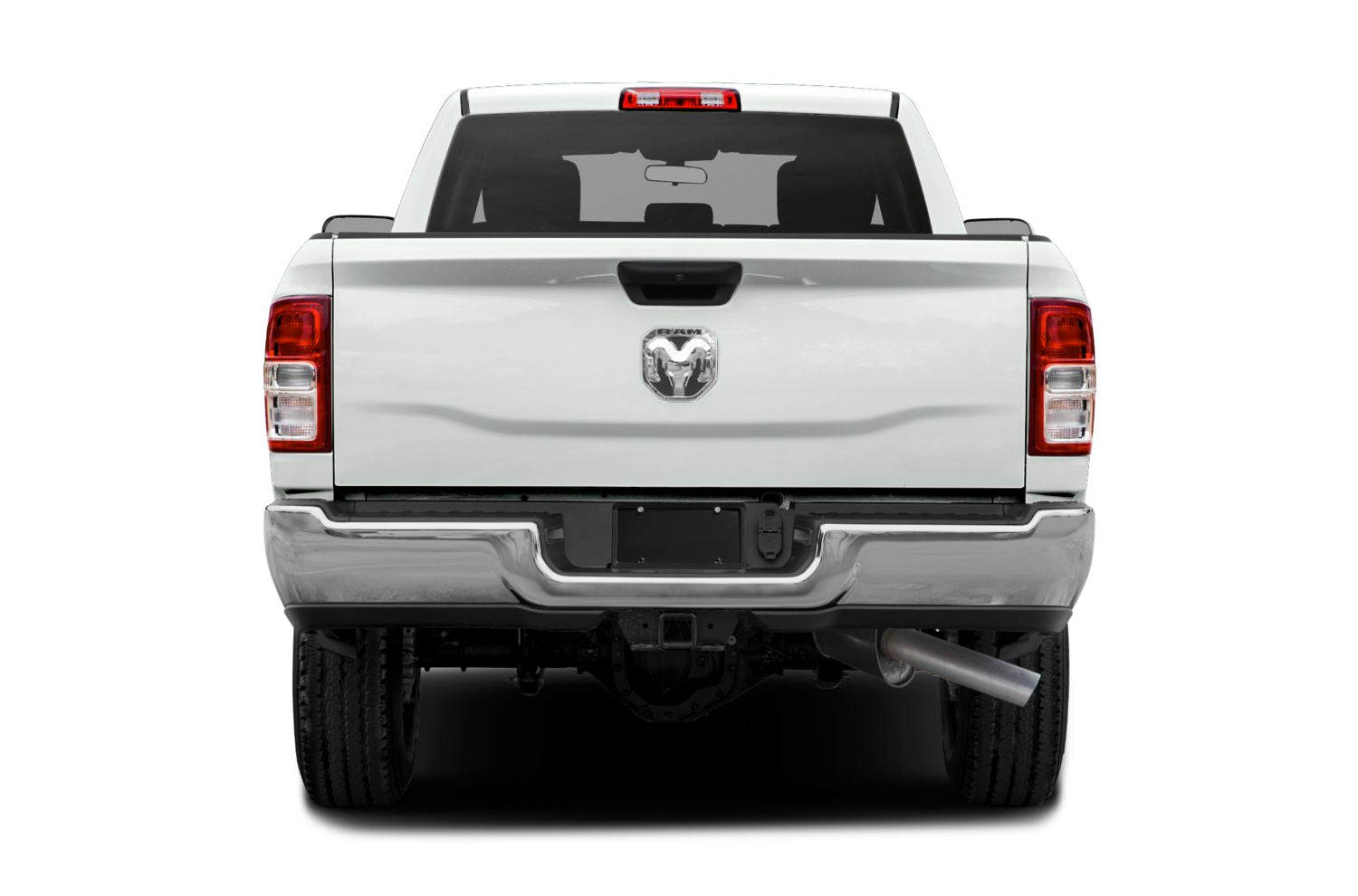 RAM 2500 3500 Rear Chrome Bumper Assembly CH1103182