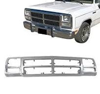 Dodge RAM 1981 - 1993 Fits 1991 - 1993 CHROME GRILLE CH1200137