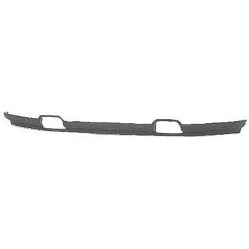 Powder Coated Black Rear Step Bumper Face Bar For Ford F-150 2006-2008 W/ Sensor Holes