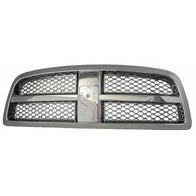 Dodge RAM 2009 - 2018 Chrome Frame with Black Honeycomb Grille 2009 2010 2011 2012 Part # CH1200347