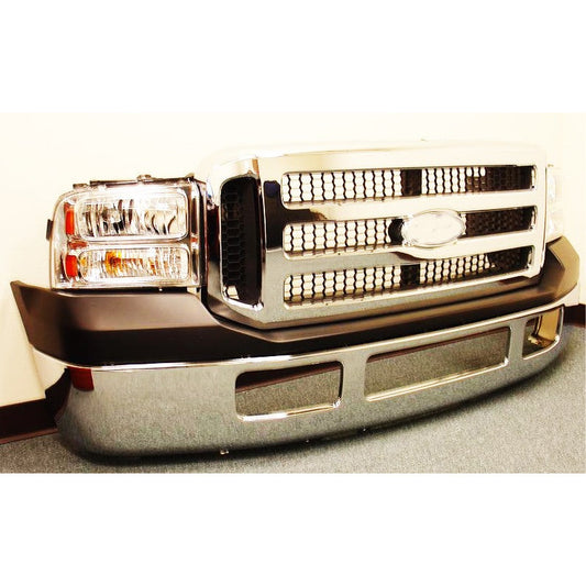 Ford F250 F350 F450 1999 - 2007 *Fits 1999 - 2004 Ford F250 F350 Excursion Front End Conversion to 2007