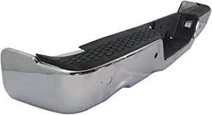 Dodge RAM 2009 - 2018 Ram 1500 Rear Step Bumper Assembly w/dual exhaus, w/park sensor holes- Chrome CH1103119